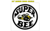 1971 Dodge Charger Super Bee 10" Circle Hood Decal - Bee Logo